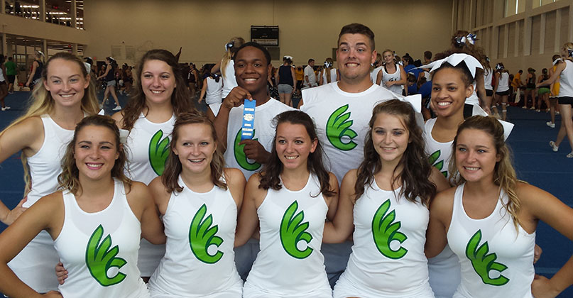 Cheerleading competes in NCA Camp