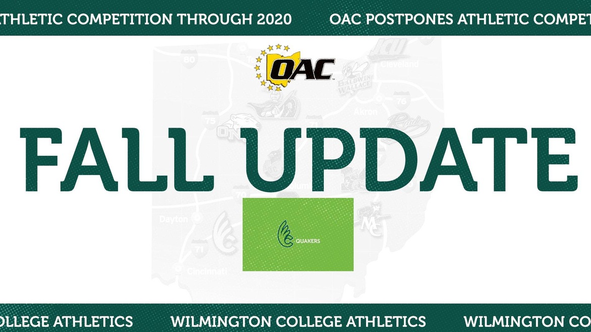 OAC Postpones Athletic Competition Through the Rest of the 2020 Calendar Year