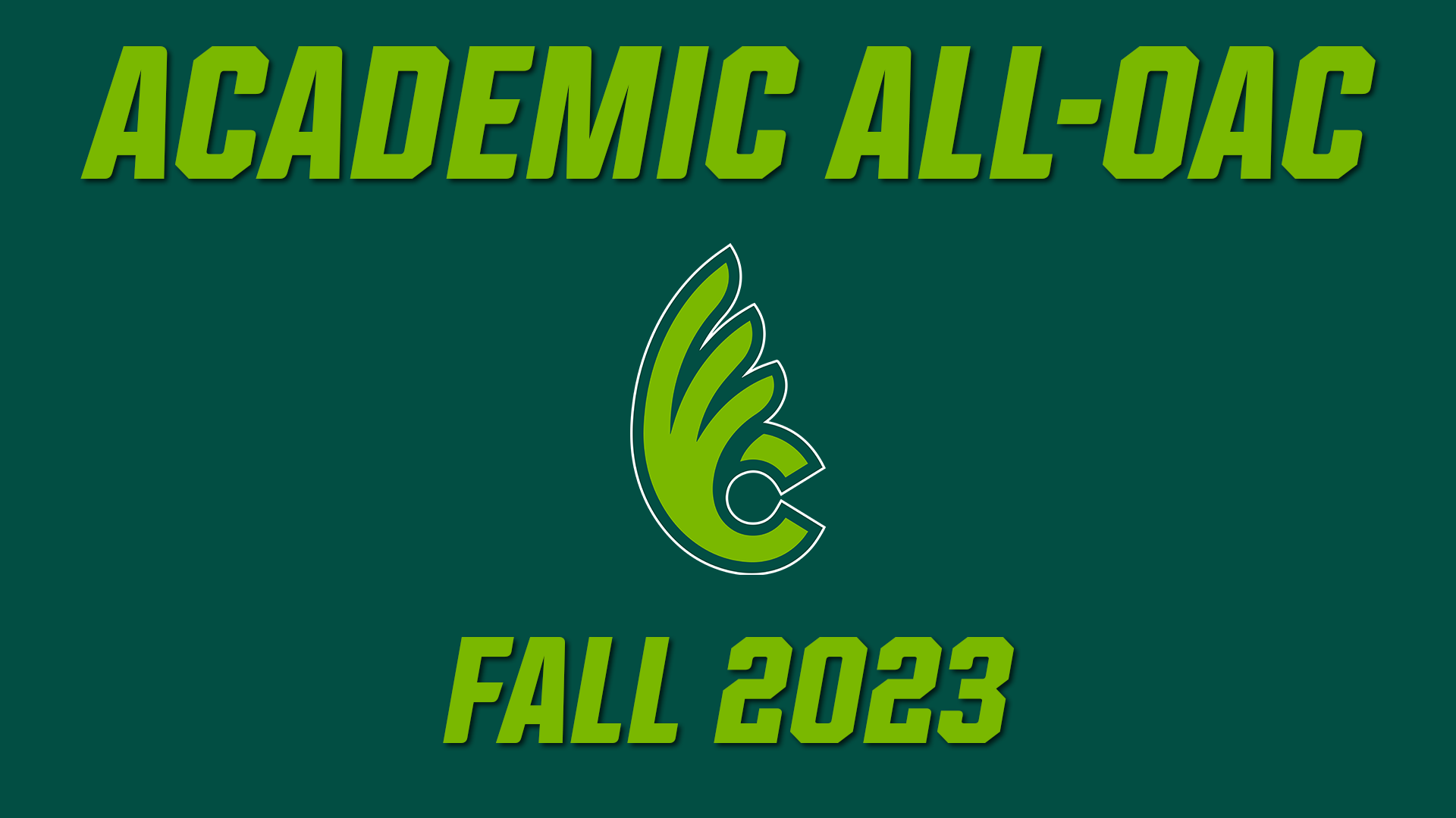 35 Student Athletes Named to Fall Academic All-OAC Team