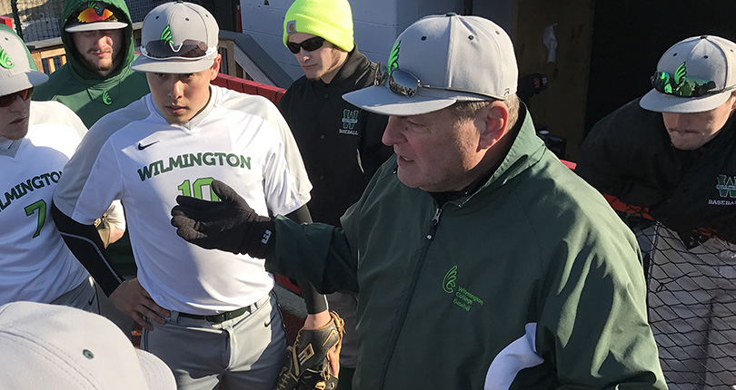 Wilmington College baseball coach Dan Cleaver was moved to full-time status by the athletic department. (Athletic Communications file)