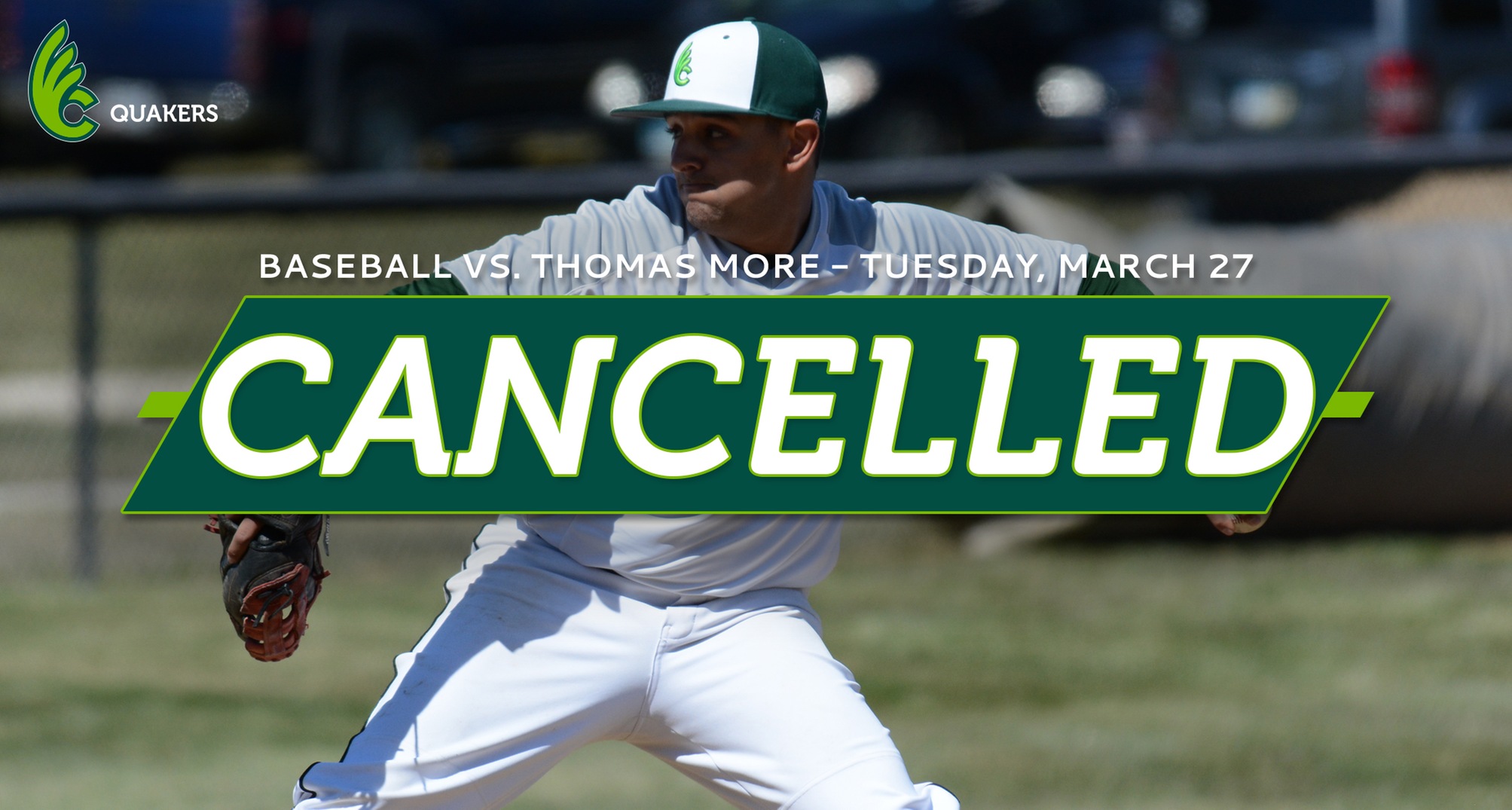 Baseball Game Versus Thomas More Cancelled