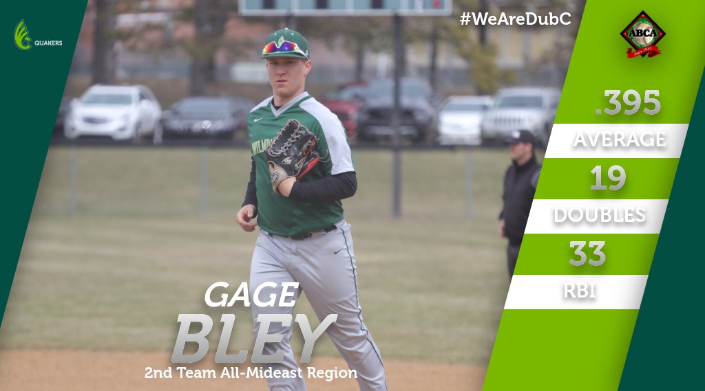 Bley Named to ABCA/Rawlings Second Team All-Mideast Region Team