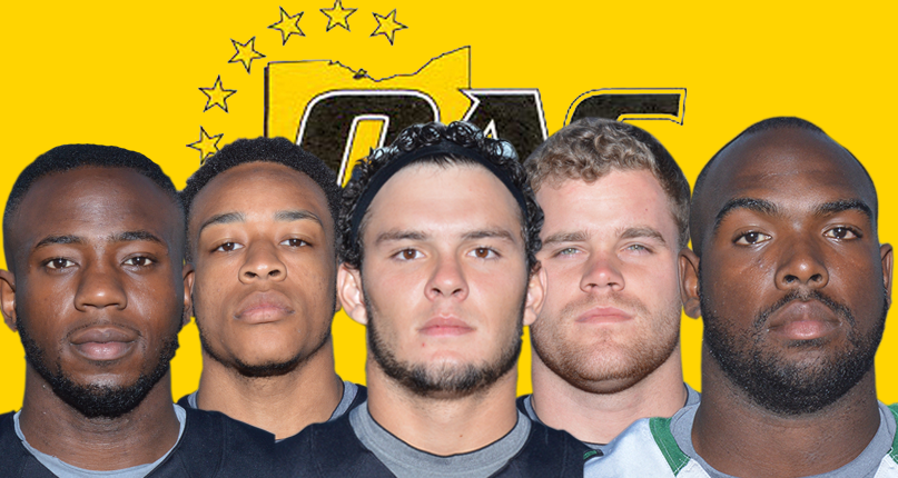 All-OAC honors for five @DubC_Football players