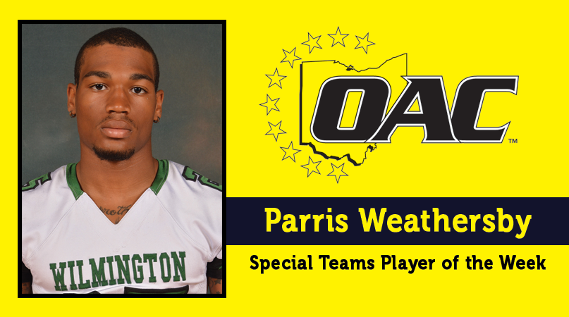 Weathersby honored by OAC