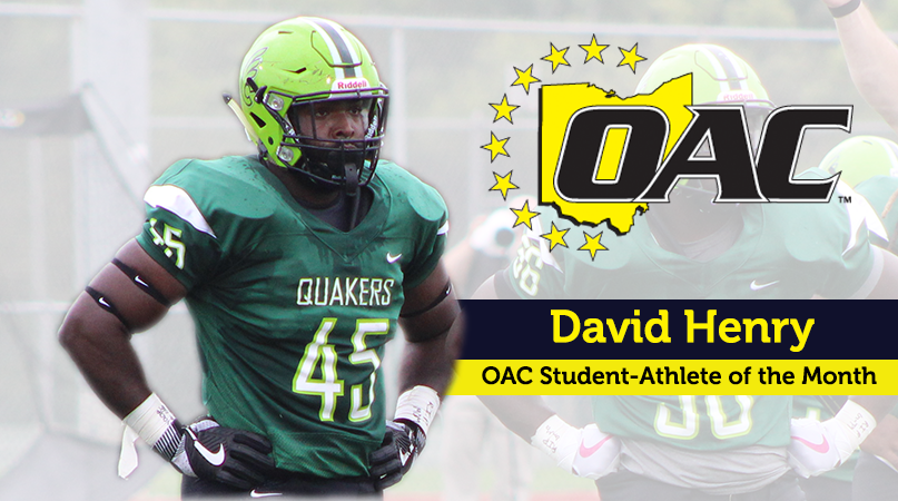Henry named OAC Student Athlete of the Month
