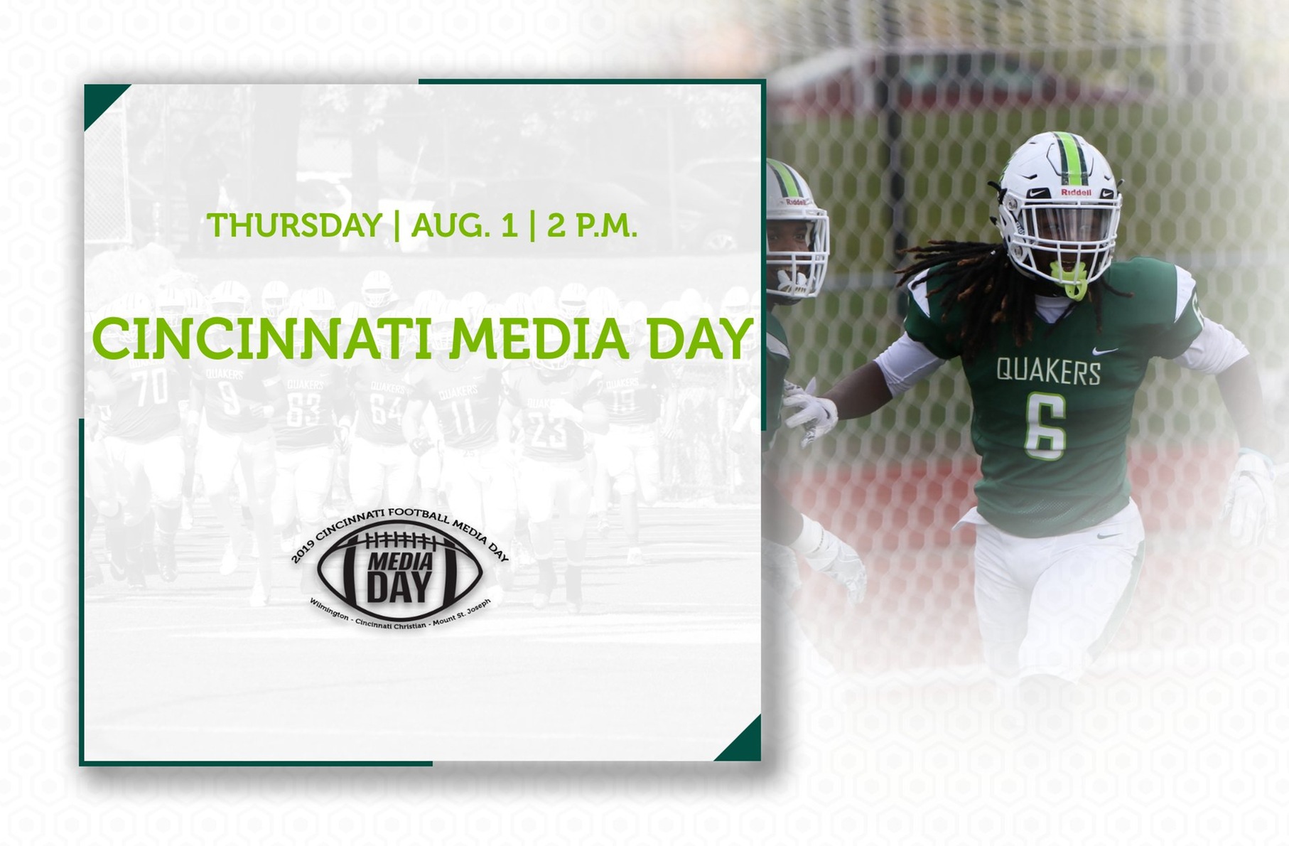 Football to Attend Cincinnati Media Day for Third Consecutive Year