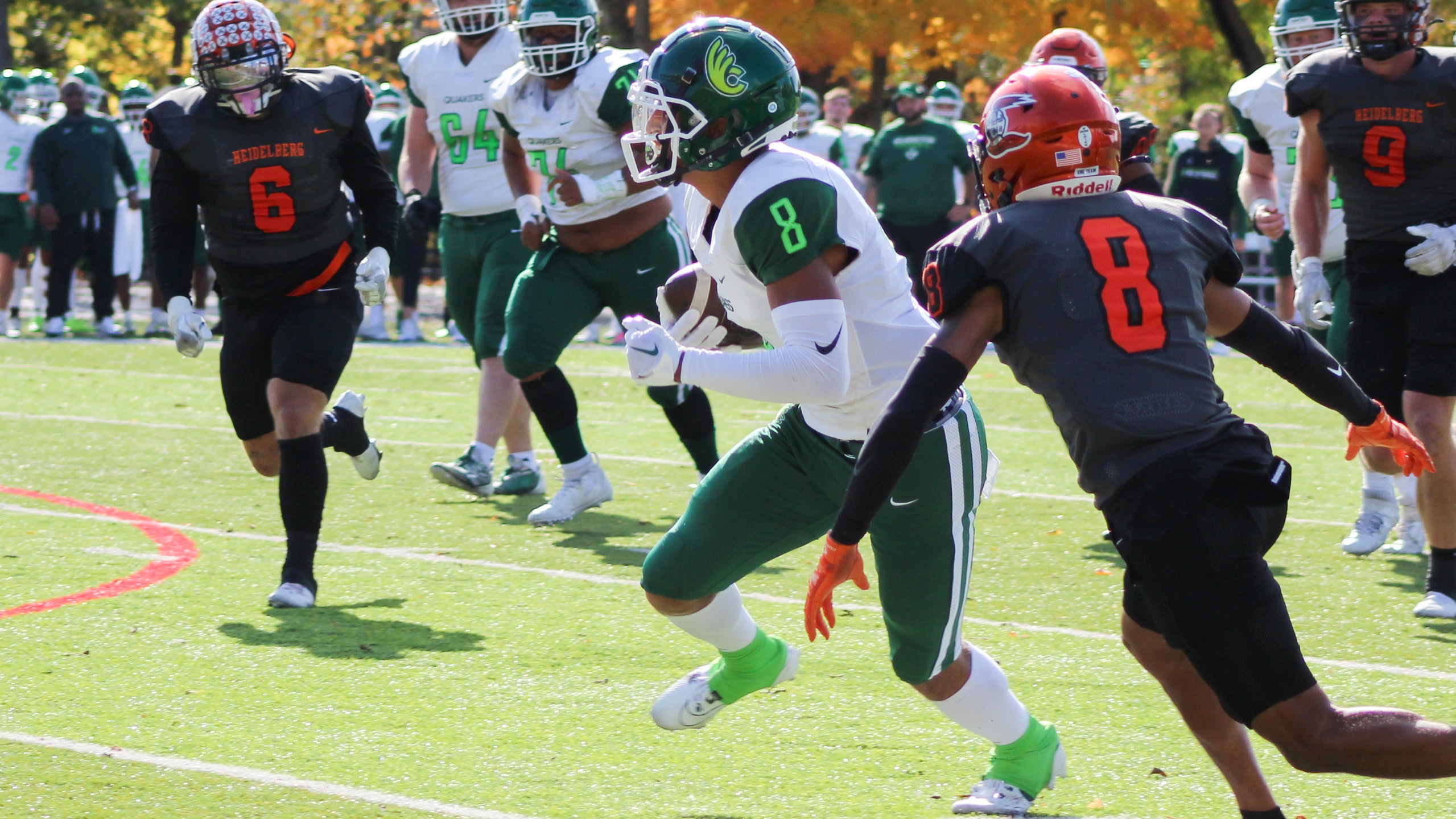 Larimer Throws Five Touchdowns in Loss at Heidelberg