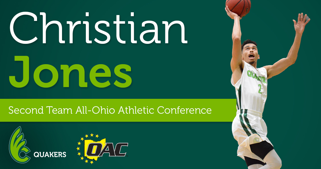 Christian Jones Named Second Team All-OAC