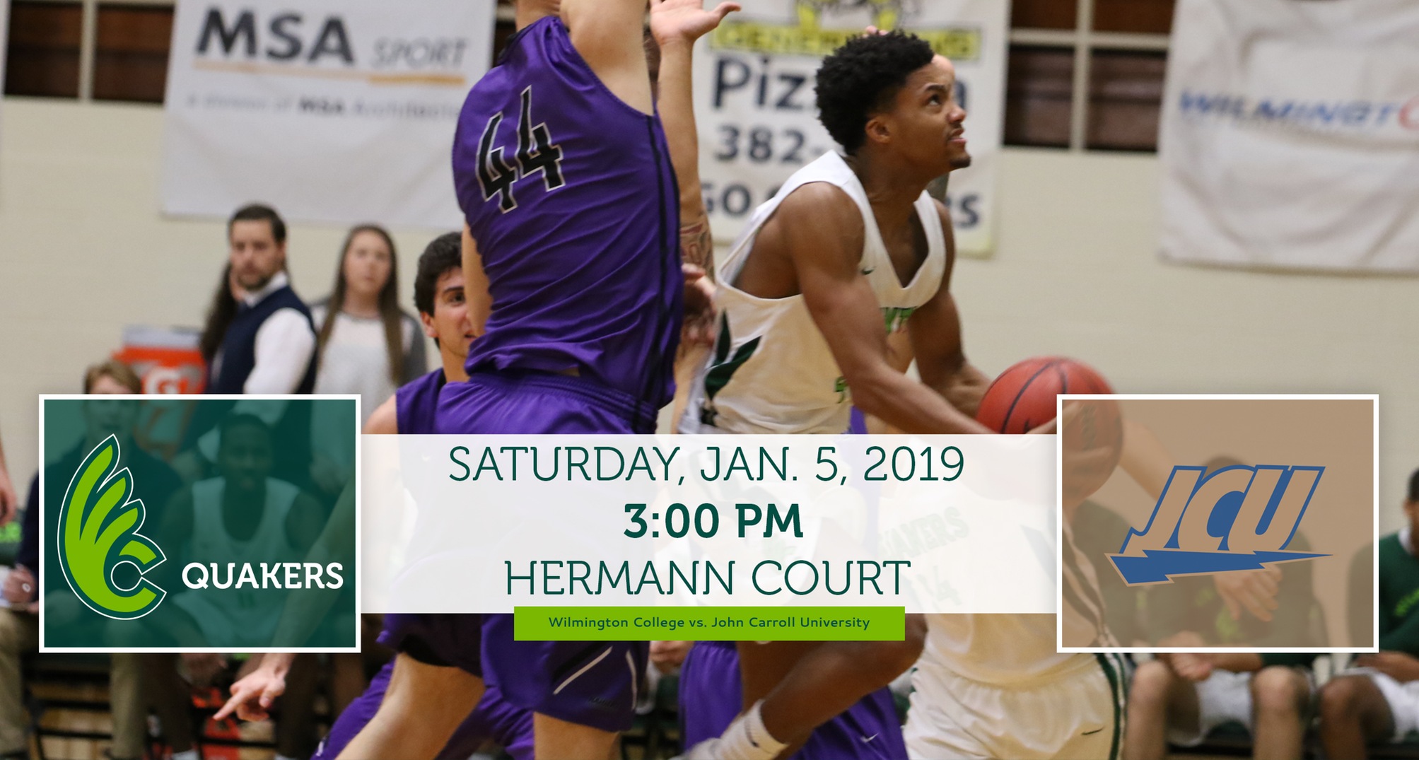 Men's Basketball Opens New Year With John Carroll at Home Saturday