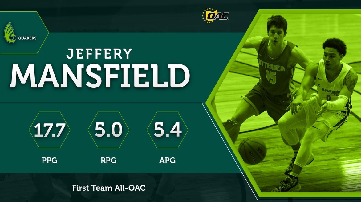 Mansfield Earns First Team All-OAC Honors for Second Time
