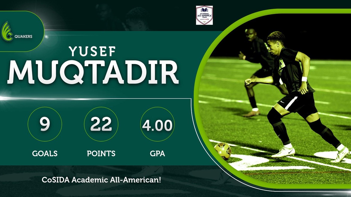 Muqtadir Garners CoSIDA Third Team Academic All-American Honors