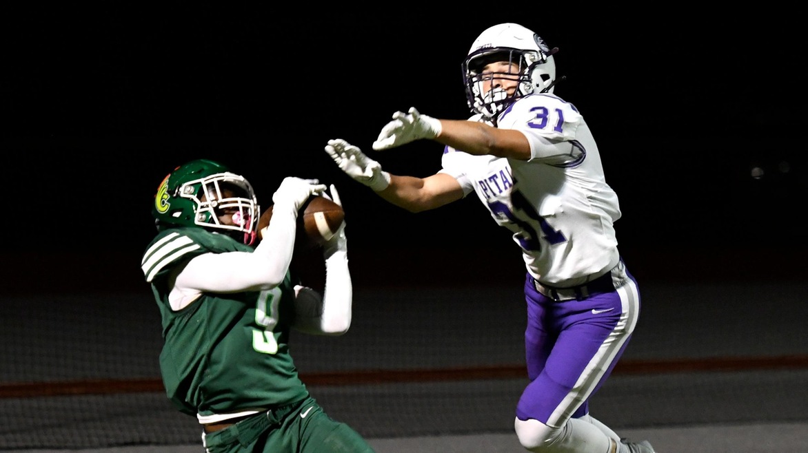 Larimer Lights up Capital, Throws for Five Touchdowns in 49-24 Homecoming Victory
