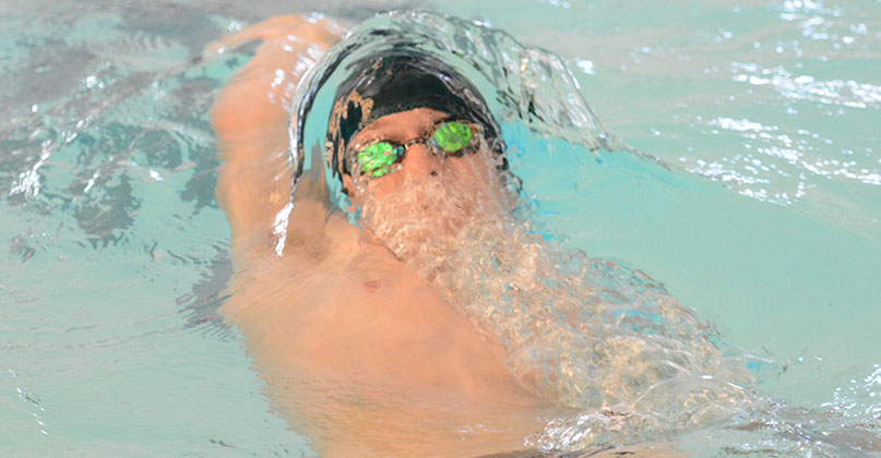 @DubC_Swimming men capture third at OWU