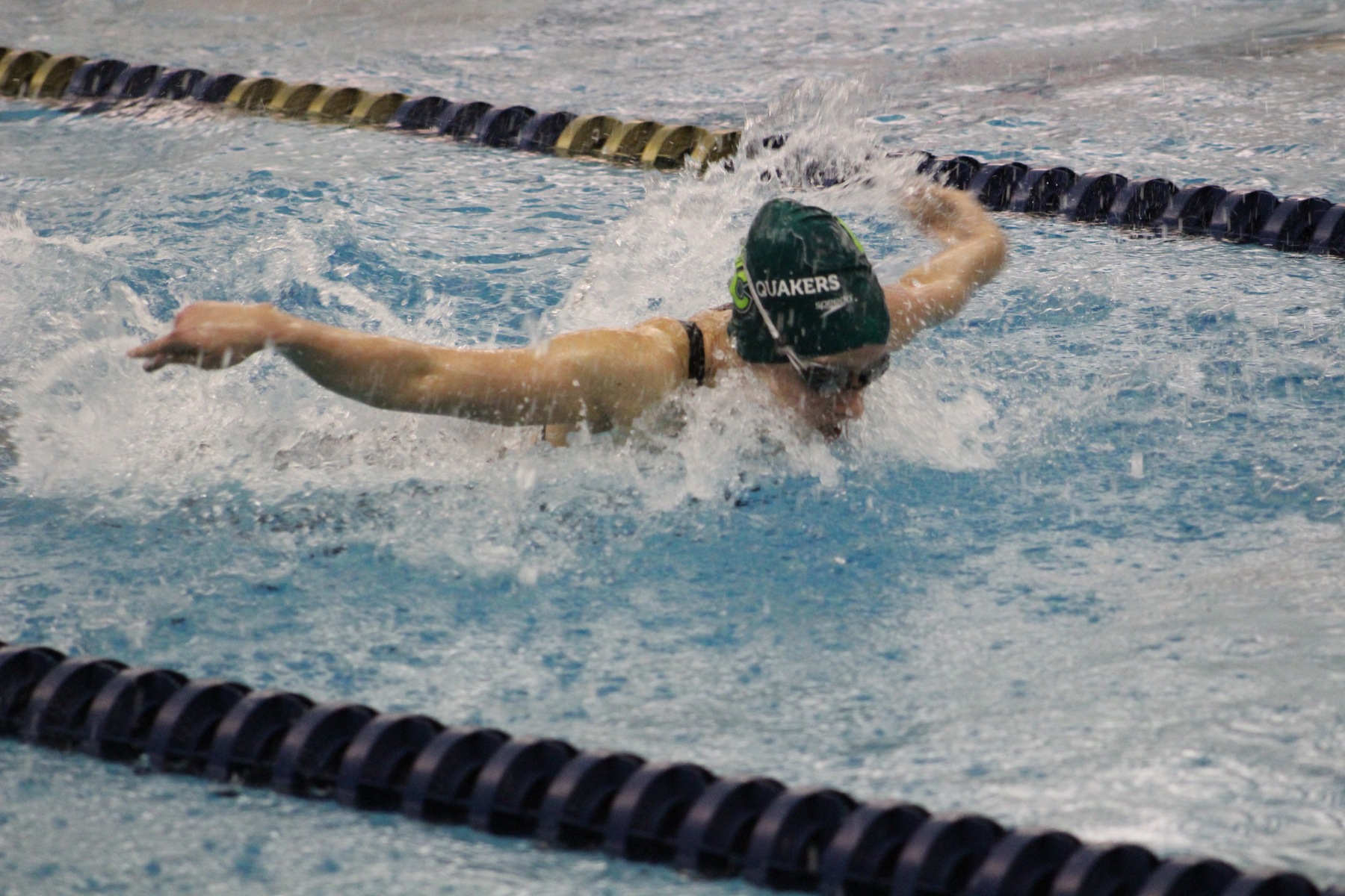 Two More Records Fall, Women's Swimming Fifth After Day Two of OAC Championships