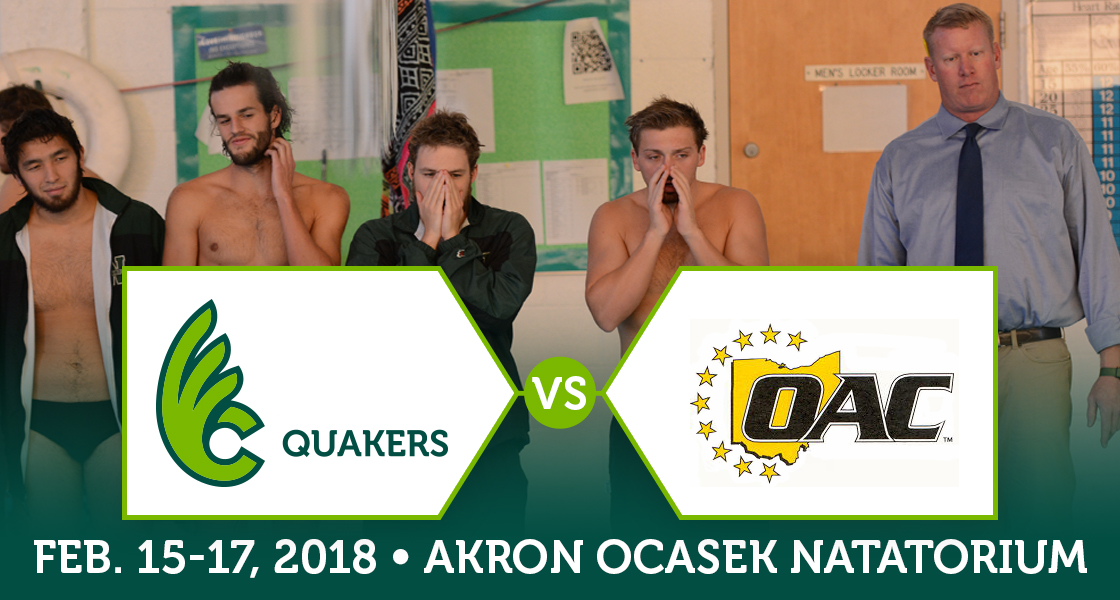 Men's Swimming Heads to OAC Championships
