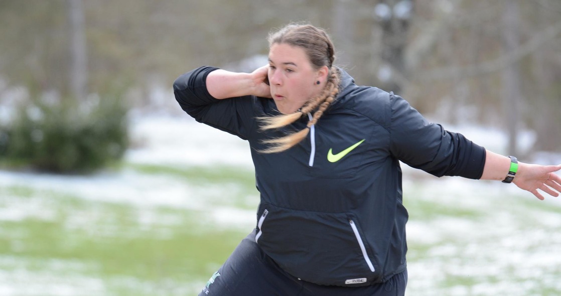Stacy Competes at GVSU Last Chance Meet