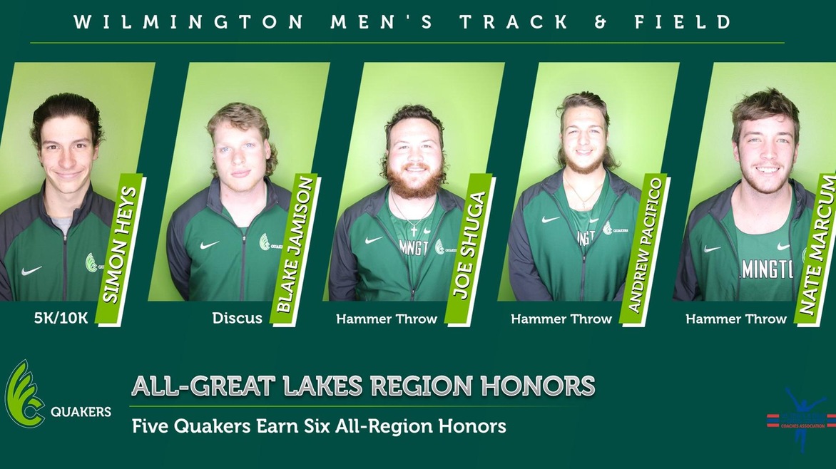 Five Men's Track & Field Individuals Garner All-Great Lakes Region Honors