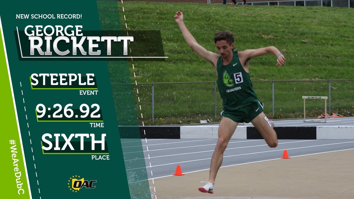George Rickett Claims First School Record after Day One of OAC Championships