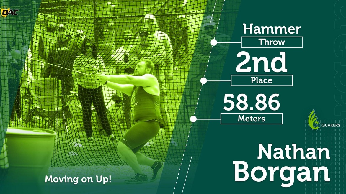 Borgan Moves Into Nationals Field in the Hammer Throw