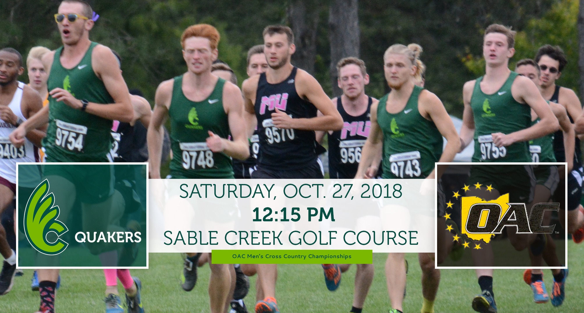 Men's Cross Country Travels to OAC Championships Saturday