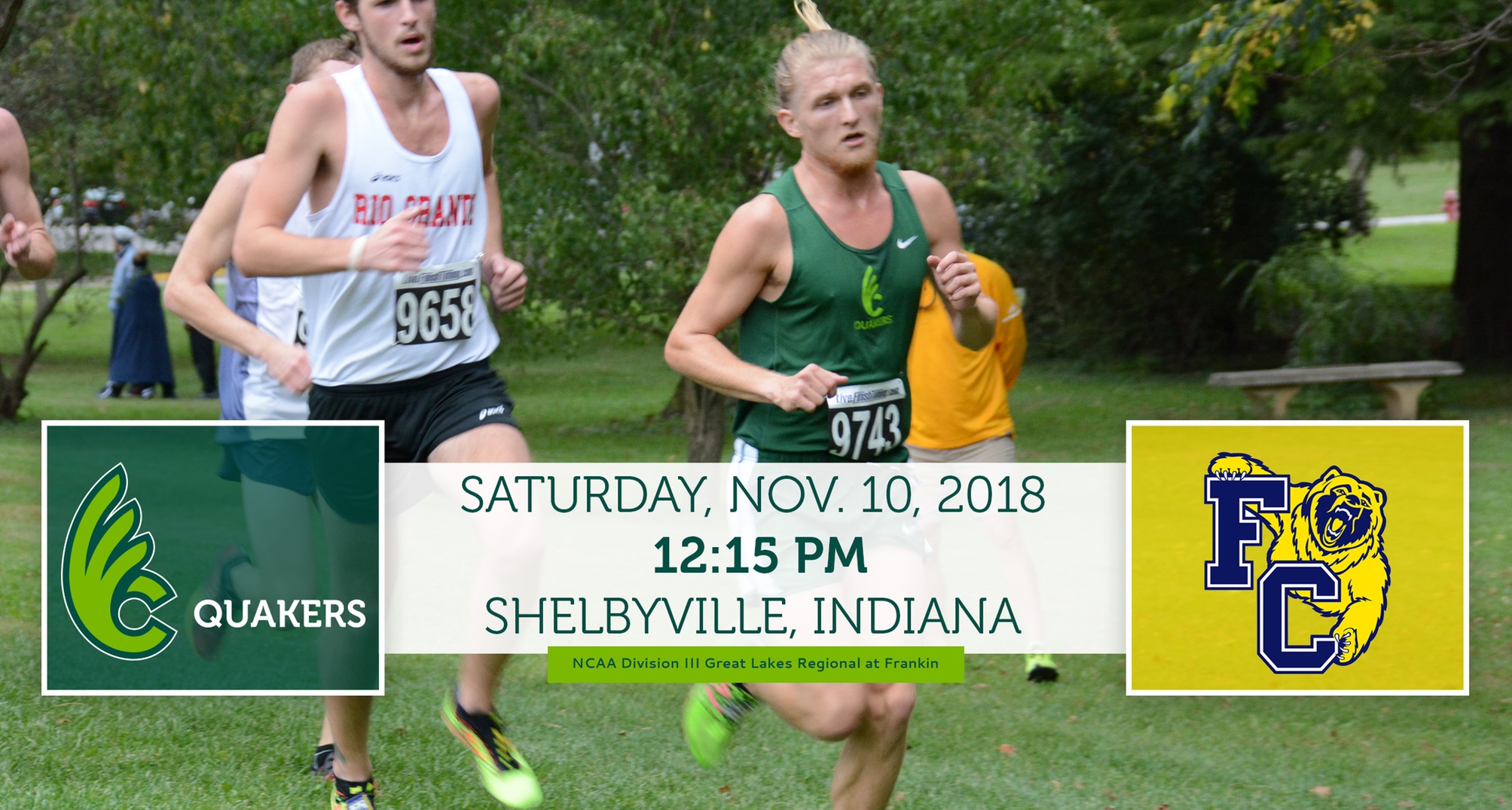 Men's Cross Country To Compete in NCAA Division III Great Lakes Regional Saturday