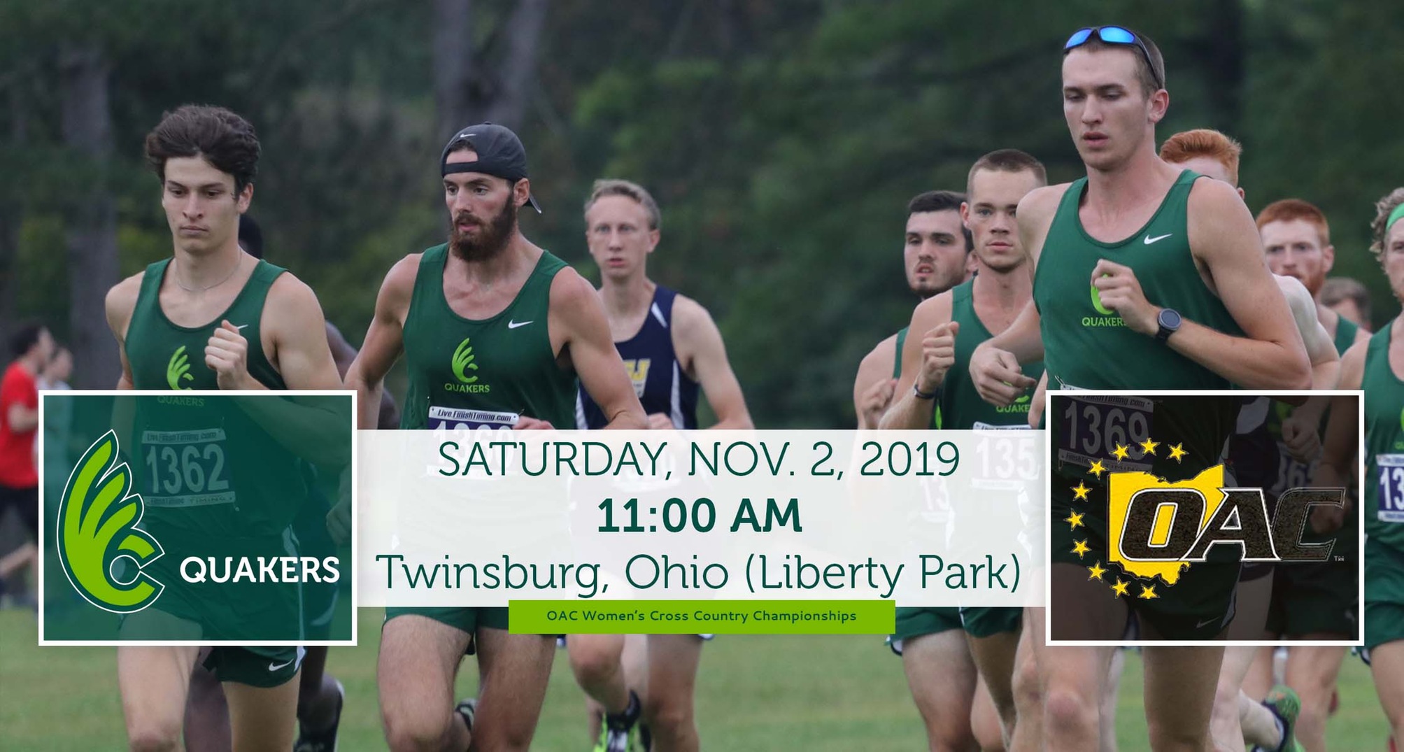 Men's Cross Country Heads to OAC Championships Saturday
