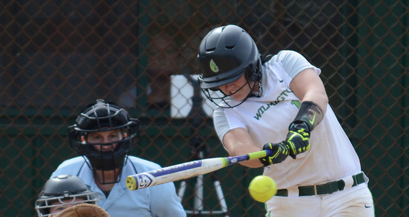 Sophomore Allison Pierce hit her first career home run in Wednesday's doubleheader. (Wilmington file photo/Randy Sarvis)