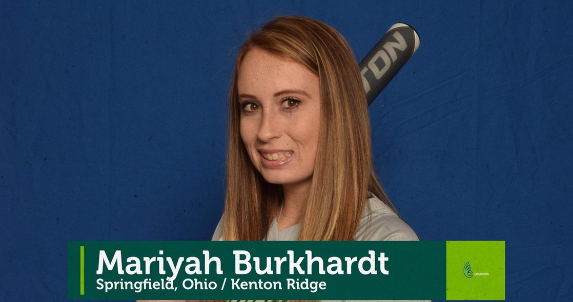 Spring Senior Salute - Softball's Mariyah Burkhardt