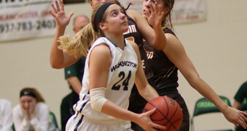 Mackenzie Campbell finished with a team-high 17 points as WC posted the 56-35 win over Mount Union. (Wilmington file)