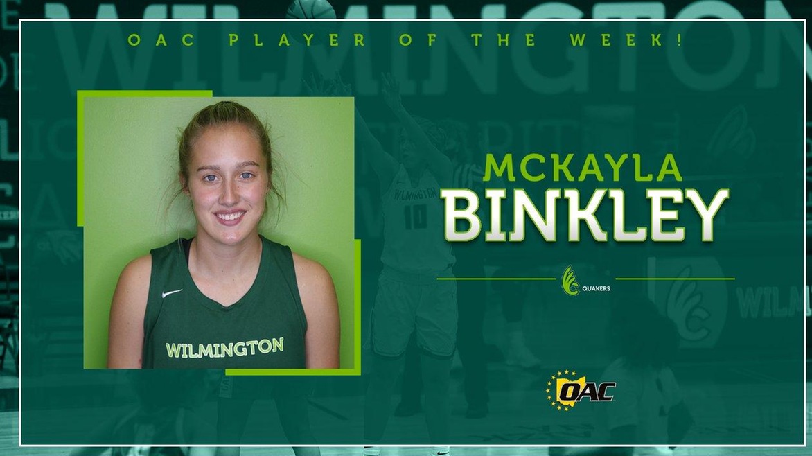 McKayla Binkley Earns OAC Women's Basketball Player of the Week Honors