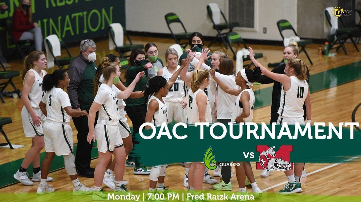 Women's Basketball Opens OAC Tournament With Muskingum on Monday