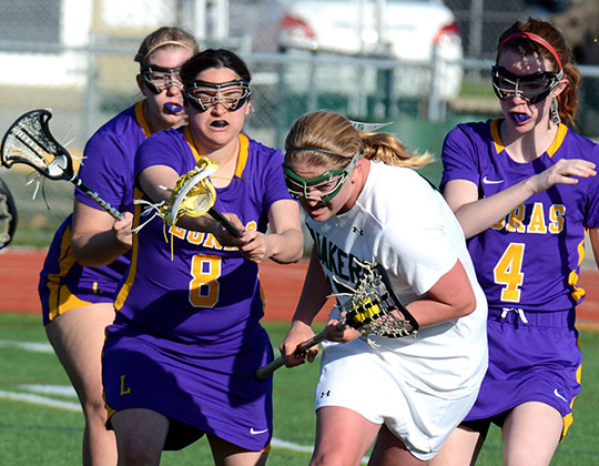 Three players scored multiple goals in @WCWLax home loss to Loras
