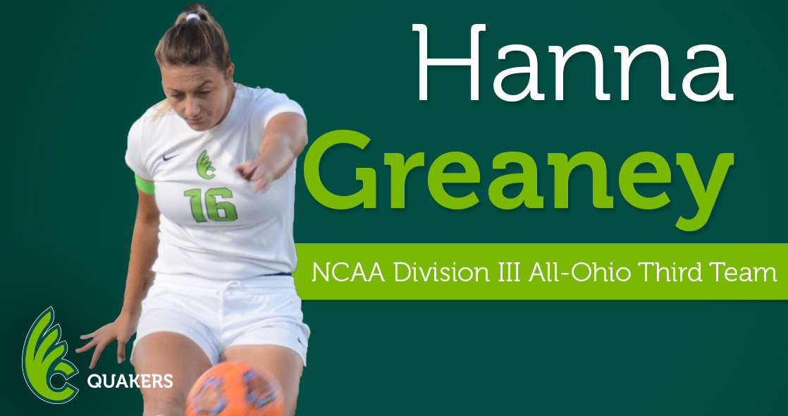 Greaney Receives OCSA Third Team All-Ohio Recognition