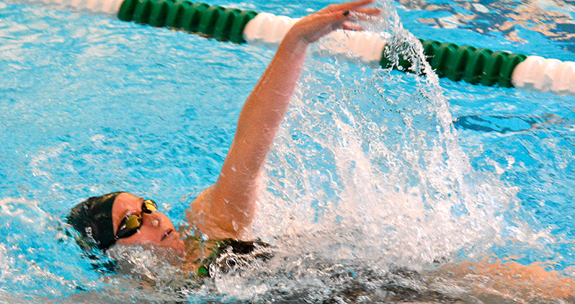 Women's @DubC_Swimming drops pair