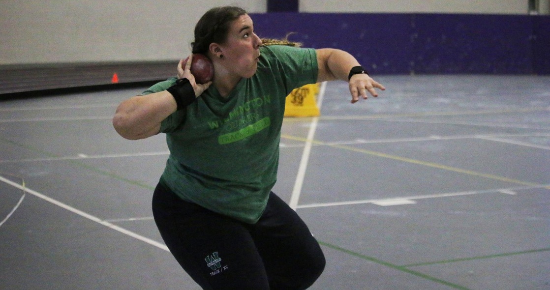Stacy Finishes Top Three in Weight Throw and Shot Put at ONU