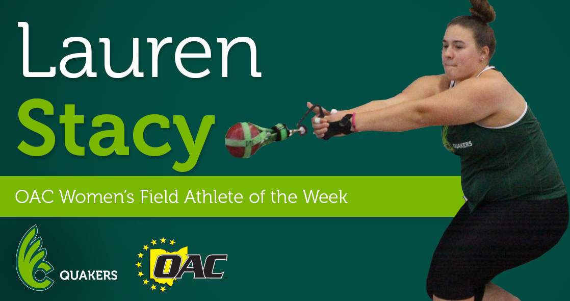 Lauren Stacy Named OAC Women's Field Athlete of the Week