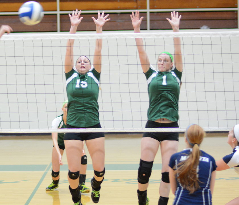 Volleyball falls in straight sets to BW