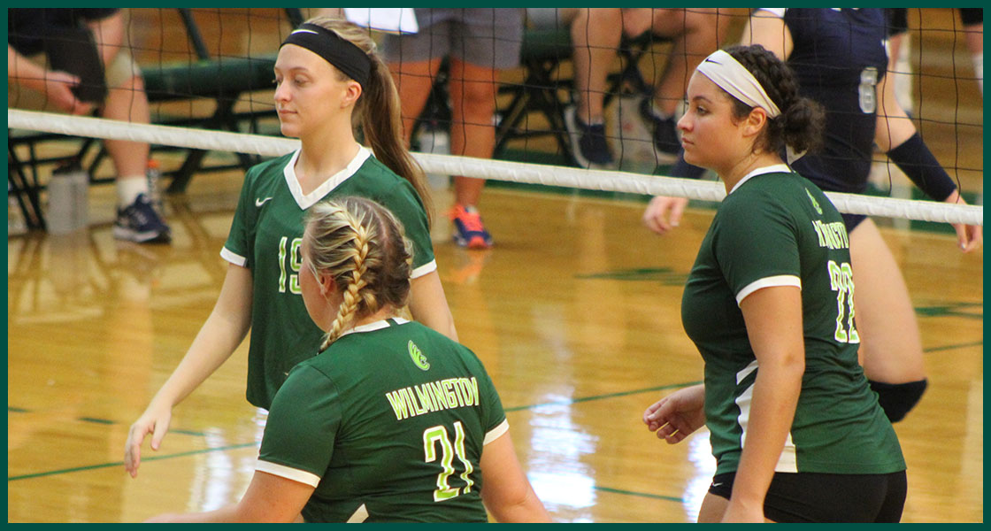 Nationally ranked ONU knocks off @DubC_Volleyball