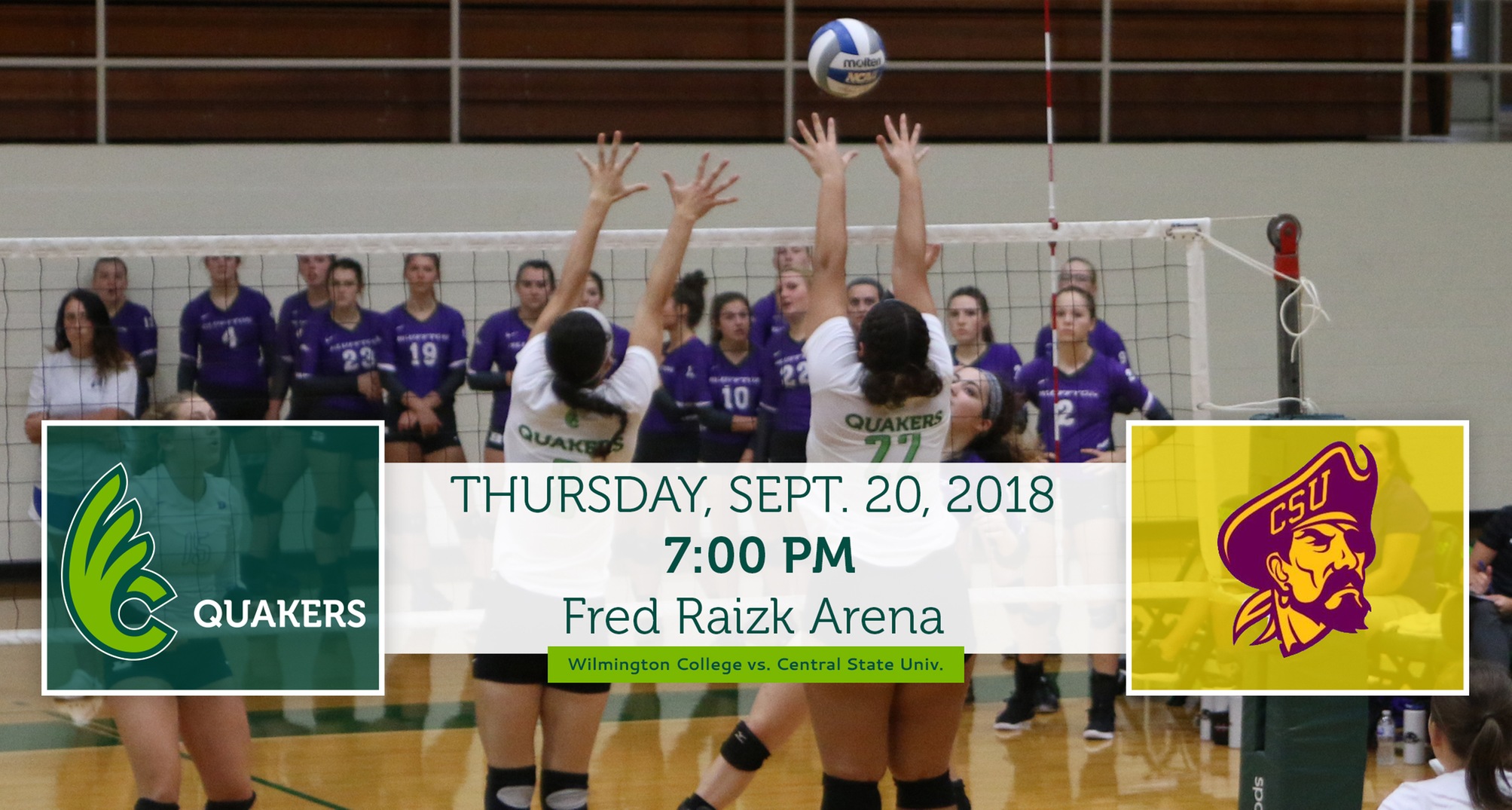 Volleyball Facing Central State at Home Thursday