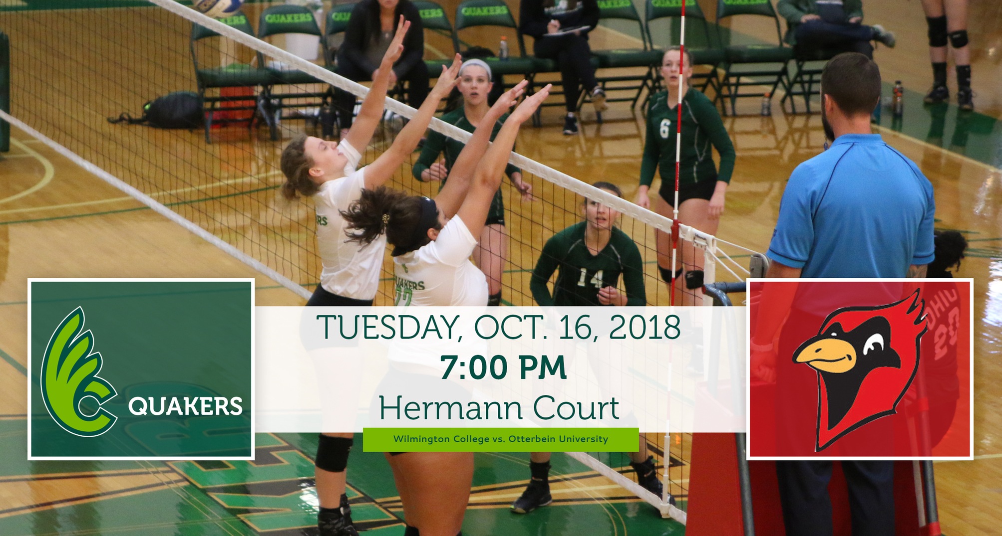 Volleyball Hosts OAC Leader Otterbein on Tuesday
