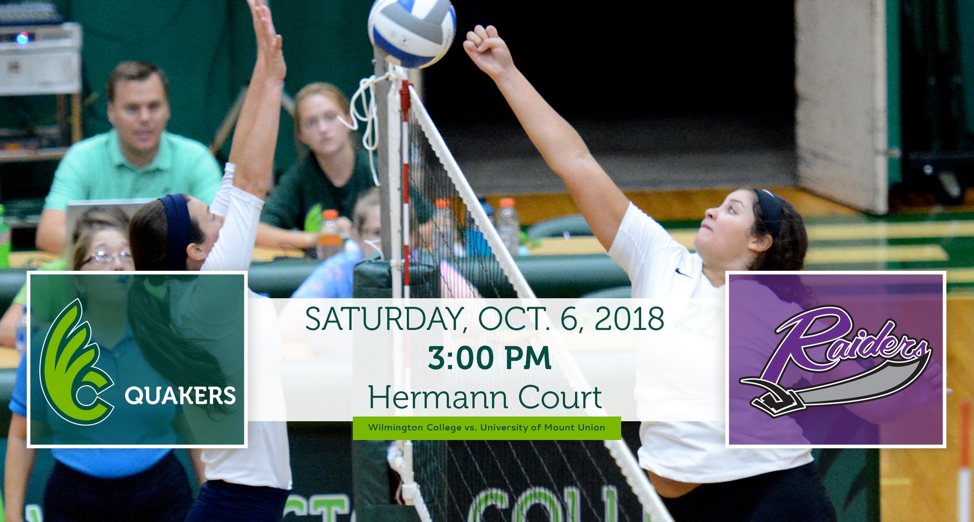 Volleyball Hosting Mount Union on Saturday