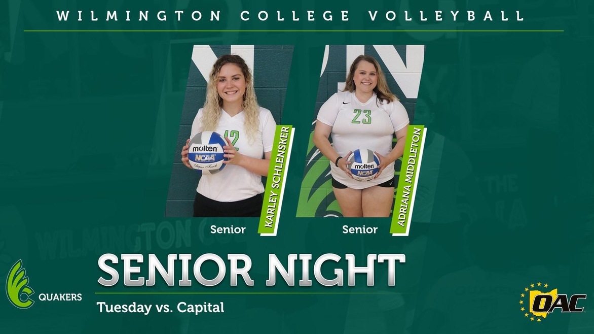 Volleyball Hosts Capital For Senior Night Twinbill