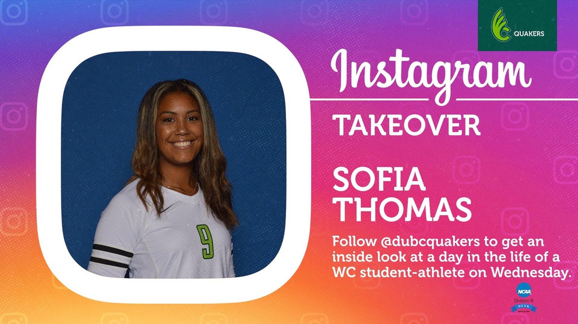 NCAA Division III Week - Sofia Thomas Instagram Takeover