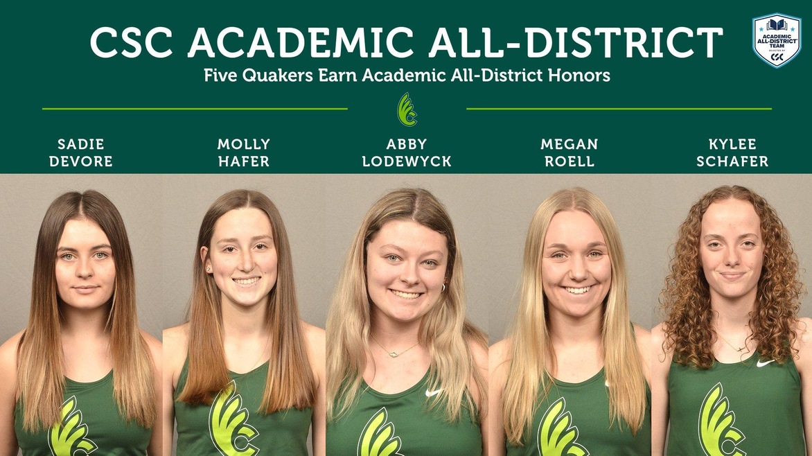 Women's Track & Field / Cross Country Places Five on CSC All-District Team