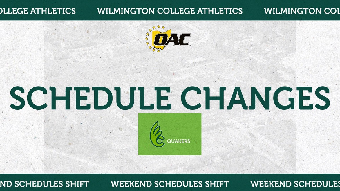 Weather Alters Weekend Schedule for Baseball & Softball Teams