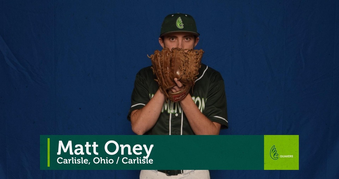 Spring Senior Salute - Baseball's Matt Oney