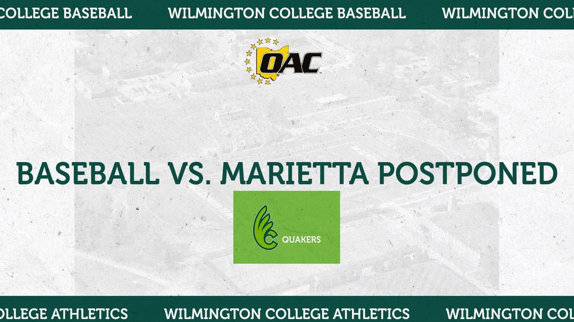 Baseball Twinbill With Marietta on Sunday Postponed