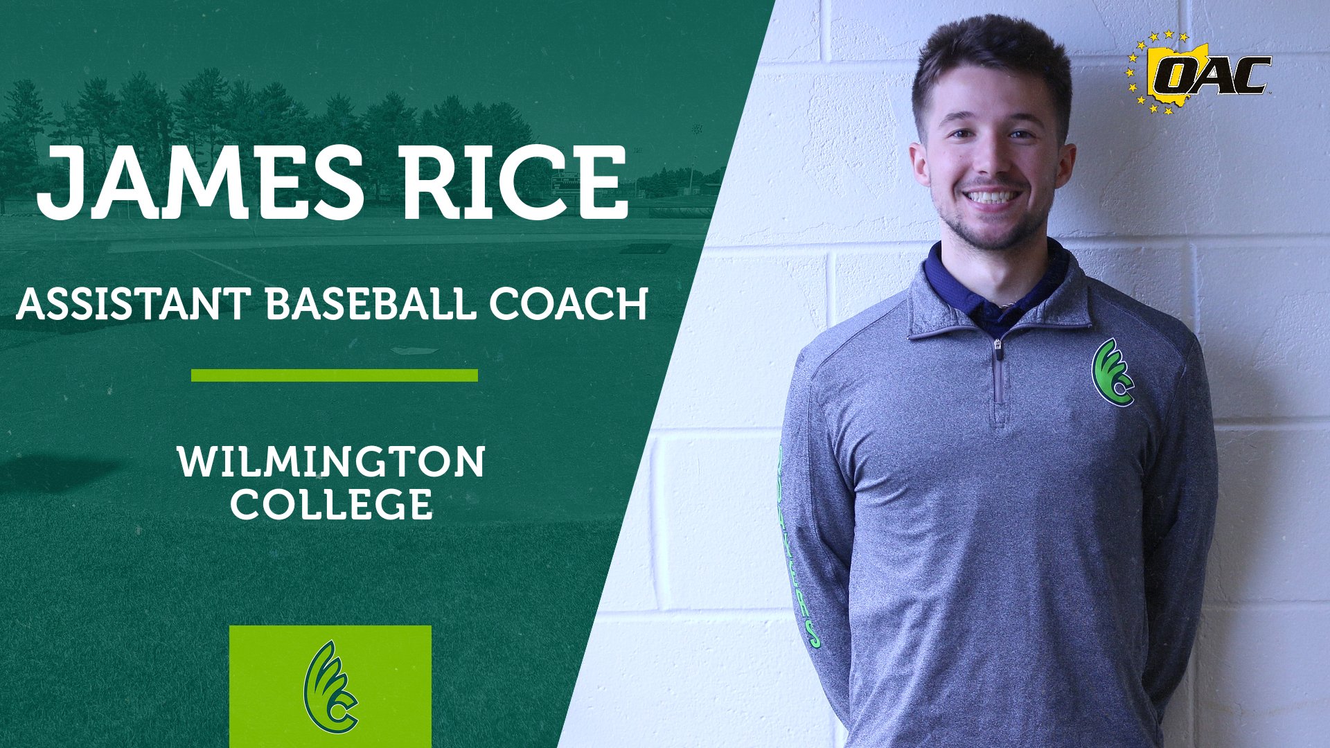 James Rice Tabbed as Quakers Assistant Baseball Coach