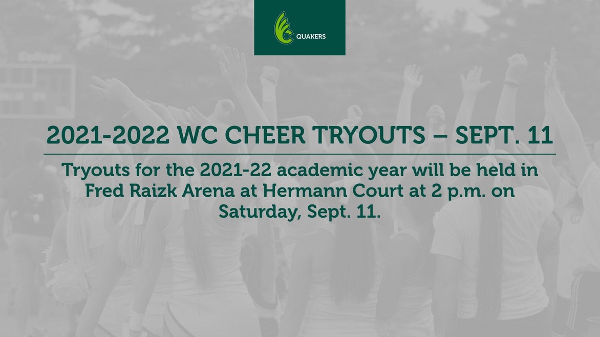 Cheerleading Hosting Tryouts on Sept. 11