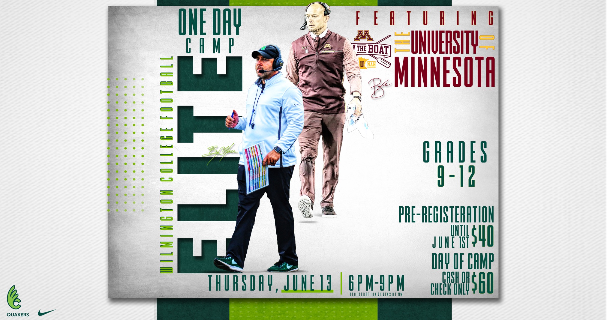Football Hosting One-Day Elite Camp Featuring Minnesota for Second Consecutive Year